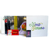 Mort Garson 100th Birthday Bundle with vinyl records, cassette, and colorful signature box set packaging.