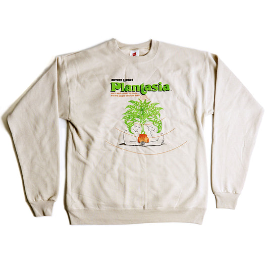 Plantasia Cover Art Tan Crew Neck Sweatshirt