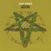 Cover art for Music From Patch Cord Productions featuring a floral pentagram with astrological symbols on a muted green background